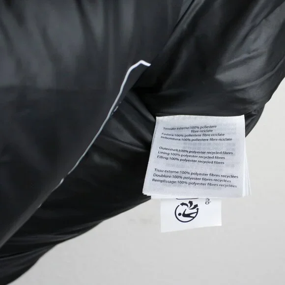 NWT Save The Duck Ren Puffer Vest, Black, 6/XL– Eco-Friendly, Drawstring Waist